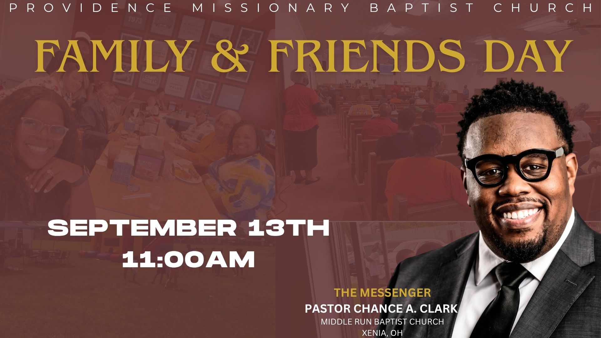 Family & Friends Day flyer