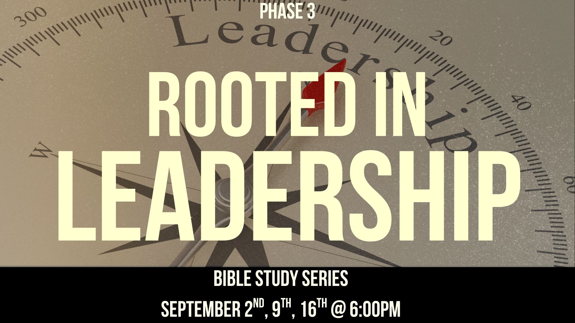 Rooted in Leadership flyer